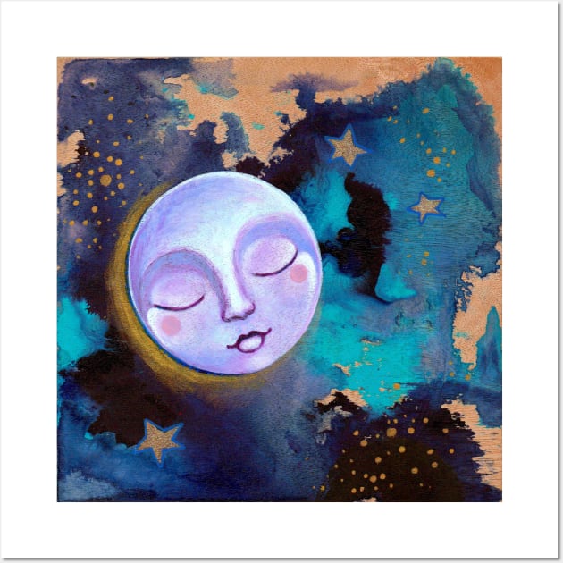 Lavender Moon Wall Art by gaea